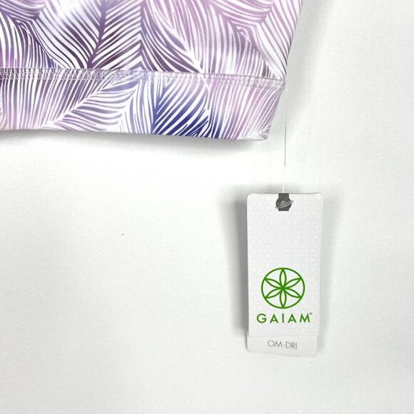 NWT Gaiam Ellie Print Shine Bra XS - Picture 2 of 10